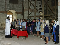 Молебен в Никольском соборе 29 июля 2004 г. Фото М. Воркункова