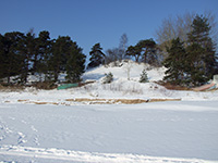 А́лайыэ (О́лешница). Зима на Чудском озере. 22 февраля 2009 г.
