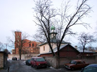 Эстония. Таллинн. Скорбященский храм при бывшей Балтийской мануфактуре