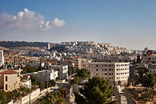 Вифлеем. Вид на Иерусалим из отеля «Sancta Maria». 12 октября 2014 г.