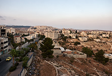 Вифлеем. Вид на Иерусалим и его окрестности из отеля «Sancta Maria». 11 октября 2014 г.