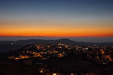Вифлеем. Восход солнца. Вид из отеля «Sancta Maria». 17 октября 2014 г. 6:09:26