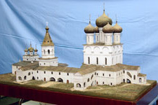 Макет храмов Николо-Корельского монастыря