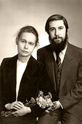Елена Никитична и Николай Андреевич Андрущенко. Северодвинск. Ноябрь 1987 г.