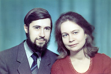Николай и Елена Андрущенко. Санкт-Петербург. 22 апреля 1986 г.